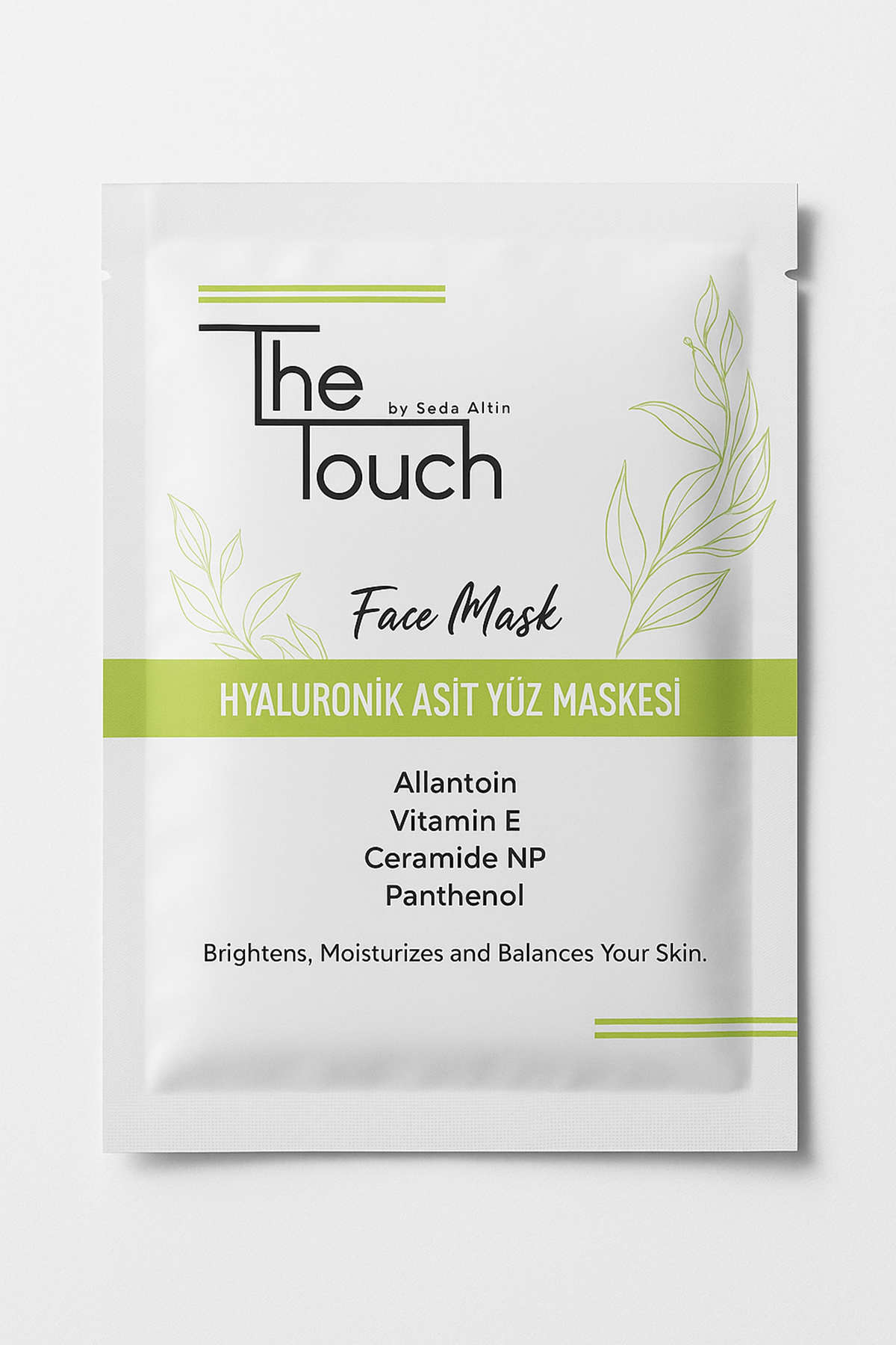 Hyaluronik Asit İçerikli Kağıt Yüz Maskesi 