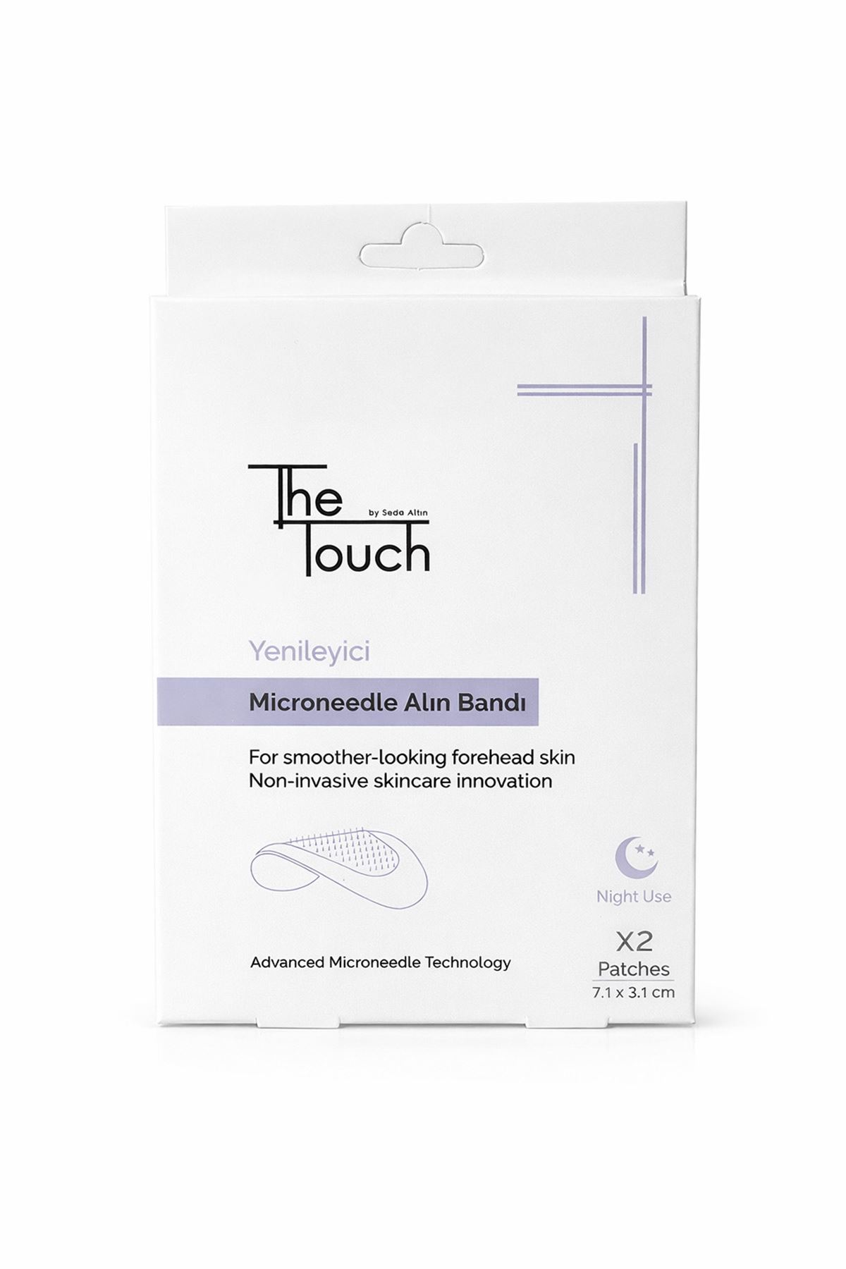 Yenileyici Microneedle Alın Bandı