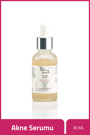 Akne Serumu - Anti Acne Serum Salicylic Acid, Niacinamide, Prebiotic ve C Vitaminli Serum 30 ml 
