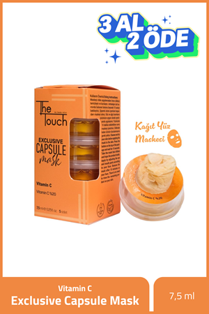 Vitamin C Exclusive Kapsül Yüz Maskesi 5 adet