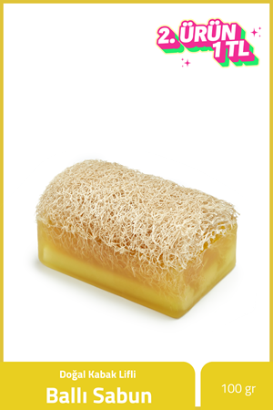 Honey Soap with Loofah