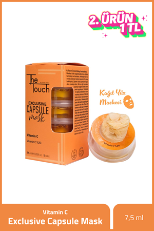 Vitamin C Exclusive Kapsül Yüz Maskesi 5 adet