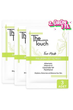 Hyaluronik Asit İçerikli Kağıt Yüz Maskesi - 3 ADET