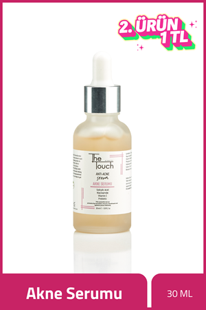 Anti Acne Serum Salicylic Acid, Niacinamide, Prebiotic ve Vitamin C Serum 30 ml 